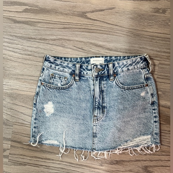 PacSun Dresses & Skirts - PACSUN Light Blue Denim Mini Skirt Woman’s Size 24